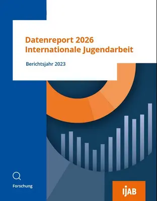 Cover des "Datenreport 2026. Internationale Jugendarbeit. Berichtsjahr 2023" des IJAB